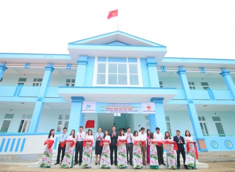 200 học sinh Quảng Bình có thêm trường học mới
