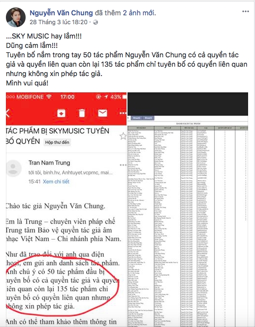 Nhieu nhac si bi ‘nhan vo’ tac quyen