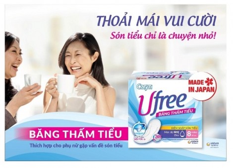 Diana Unicharm tiên phong ra mắt băng thấm tiểu Ufree