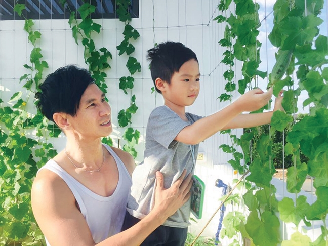 Noi uom nhung mam xanh cua vo chong ca si Ly Hai