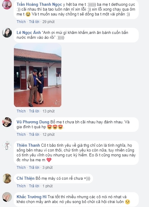 Facebook ngap tran tinh than 'Bo me minh yeu nhau lam'