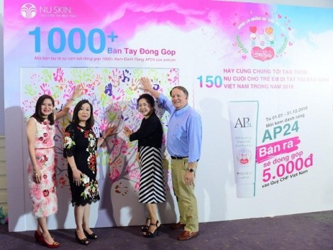 Nu Skin Việt Nam đẩy mạnh chương trình 'Mang lại nụ cười trẻ thơ' giúp đỡ trẻ em bệnh tim bẩm sinh