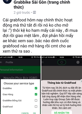 GrabFood ra mat ban trai nghiem, tai xe khong may man ma