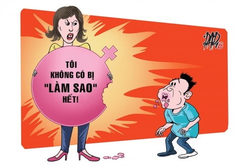 Cô ấy phải làm sao mới bị vậy!