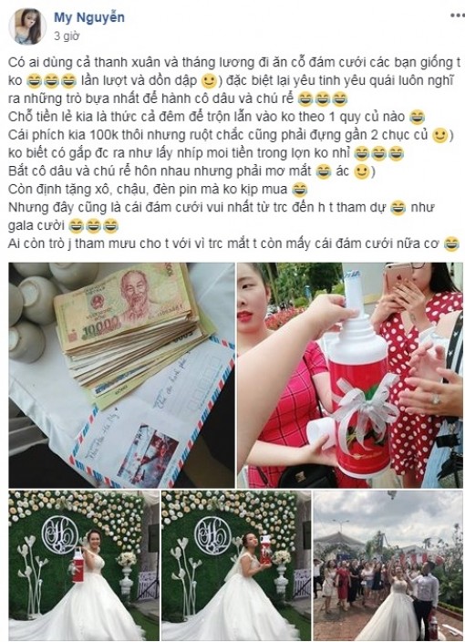 Cô gái dành cả thanh xuân và tháng lương đi ăn cỗ cưới bằng chiếc phích toàn tiền lẻ