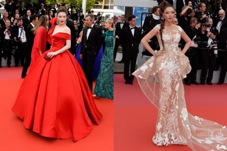 Soi bộ cánh giúp sao Việt tỏa sáng tại thảm đỏ LHP Cannes 2018