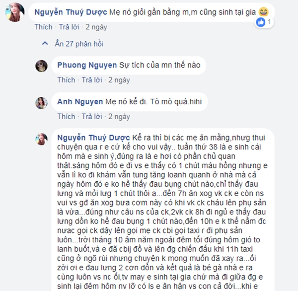 Me bim sua Ha Noi ke chuyen 'bat dac di' tu sinh con tai nha