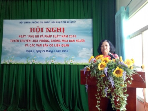 Quận 2: Phổ biến Luật Phòng chống mua bán người