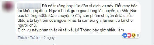 Khach than dat Grab giao hang tam ung khong tai xe nhan