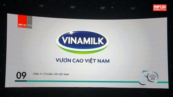 Vinamilk lien tuc nhan duoc cac binh chon xuat sac trong linh vuc kinh doanh trong sau thang dau nam 2018