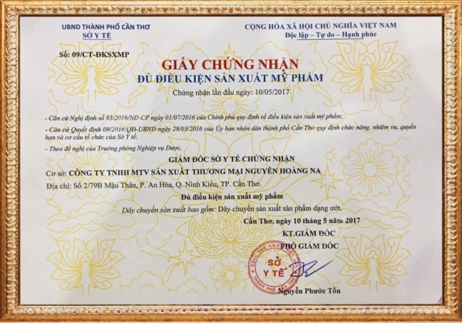 Serum Cham Mun sieu toc 20h Linh Chi Vang – Chat luong vang xu huong lam dep cua phu nu Viet