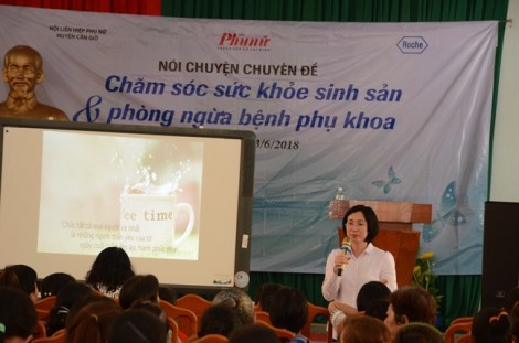 Cung cấp kiến thức chăm sóc sức khỏe cho phụ nữ xã đảo Thạnh An