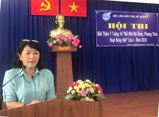 Quận 6: Phường 2 đoạt hai giải nhất Hội thi ý tưởng "Đổi mới nội dung, phương thức hoạt động Hội"
