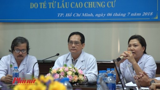 Bé gái 4 tuổi ở TP.HCM sống sót khi rơi từ lầu 7 chung cư xuống đất