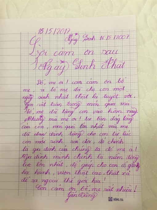 Bao nhiêu của cải đong đầy cũng không bằng những lá thư tay