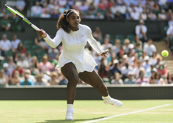 Lo tap luyen cho Wimbledon 2018, Serena Williams khoc vi nho con