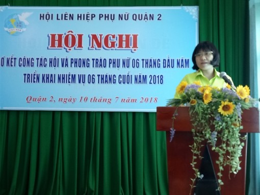 Quận 2: Hỗ trợ 120 triệu đồng cho phụ nữ khởi nghiệp