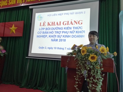 Quận 2: Bồi dưỡng kiến thức giúp phụ nữ khởi sự kinh doanh