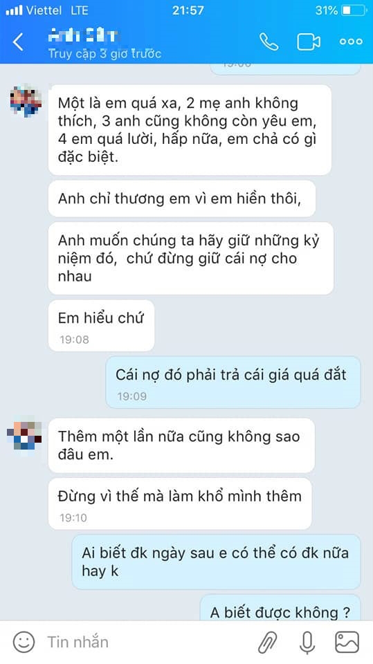 Chang trai mau lanh bat co gai bo thai: Dung dua con de niu keo dan ong, em sai roi!