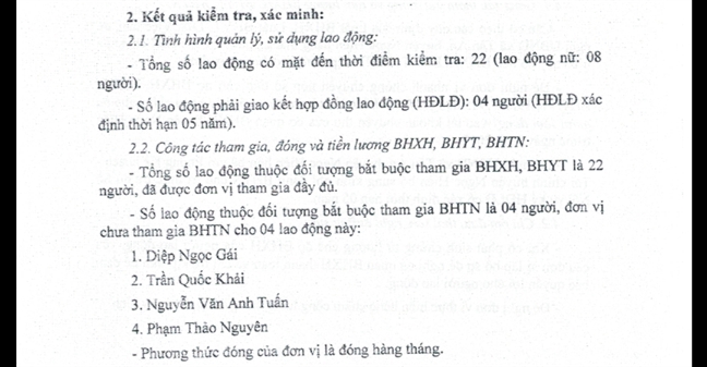 Vu 44 tri thuc tre o Ca Mau chua nhan duoc tro cap: Don vi khong dong bao hiem cho nguoi lao dong?