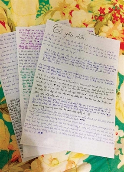 Dòng thư tay của học trò là doping dành cho cô thầy
