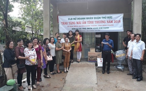 Q.Thủ Đức: Tặng mái ấm tình thương cho phụ nữ nghèo tỉnh Bình Phước