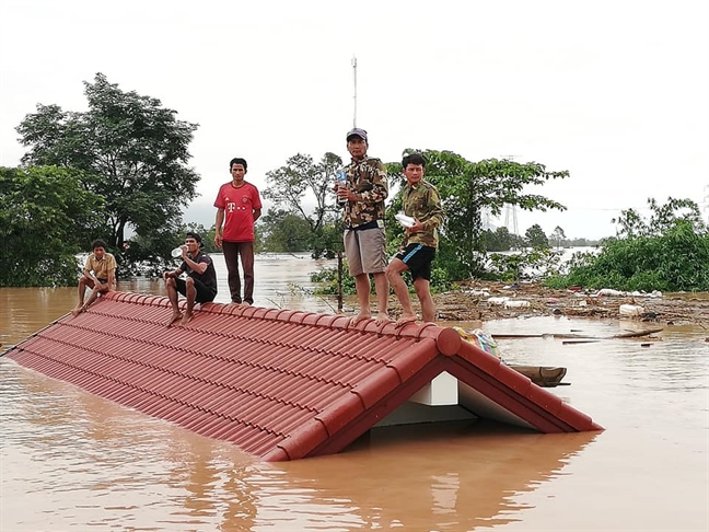 Thu tuong quyet dinh ho tro nuoc ban Lao 200.000 USD khac phuc su co vo dap thuy dien