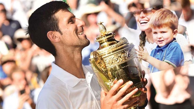 Novak Djokovic tro lai 'loi hai' hon nho lam cha