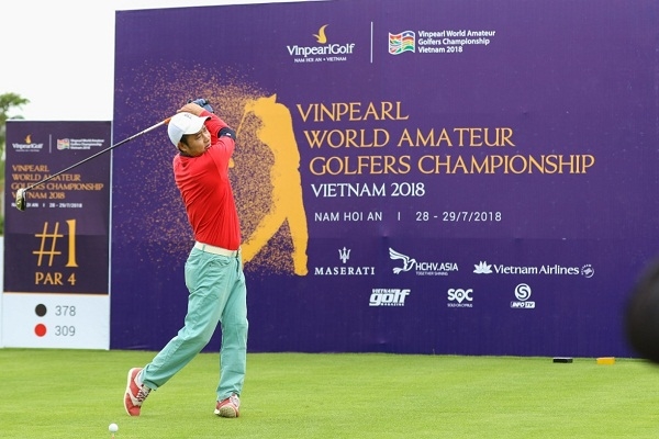 Cuu danh thu Nguyen Hong Son so gay cung vo chong nhac si Minh Khang tai Vinpearl Golf Nam Hoi An