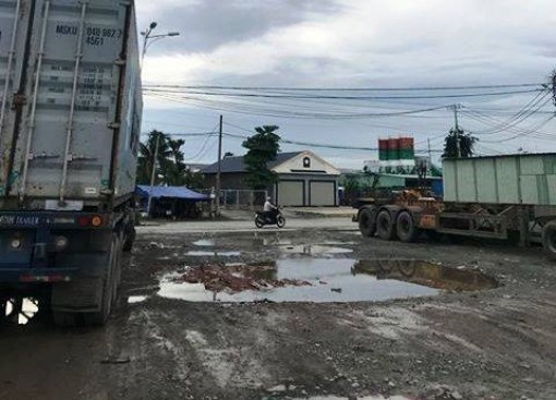 Xe container bị lái trộm từ TP.HCM về Bình Dương để tháo bánh