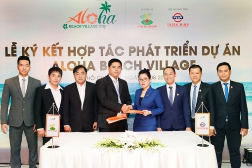 Thiên Minh và Việt Úc Group hợp tác phát triển giai đoạn 2 dự án Aloha Beach Village