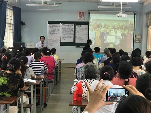 Quan Tan Binh: 150 can bo Hoi hoan thanh lop boi duong nghiep vu