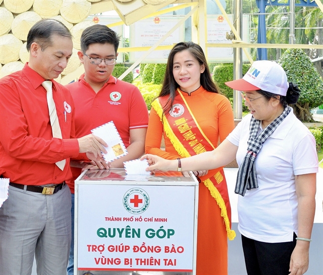 TP.HCM quyen gop ho tro cac tinh phia Bac bi thien tai