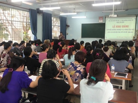Quận Tân Bình: 150 cán bộ Hội hoàn thành lớp bồi dưỡng nghiệp vụ