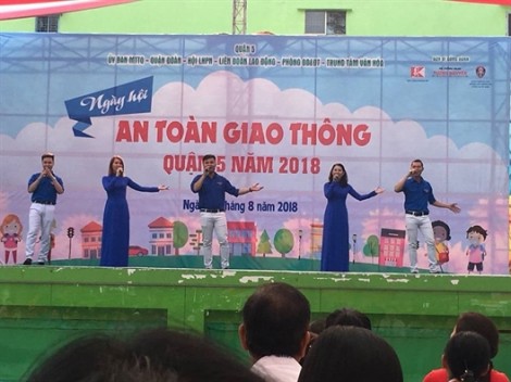 Quận 5: Tưng bừng Ngày hội an toàn giao thông