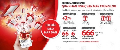 Mừng sinh nhật Maritime Bank với hơn 35.000 quà tặng và ưu đãi hấp dẫn