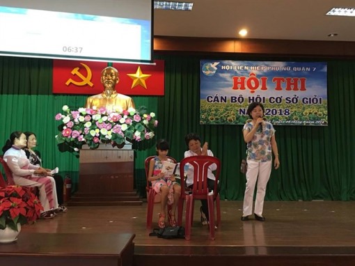Quận 7: P. Phú Thuận đoạt giải Nhất hội thi Cán bộ cơ sở giỏi