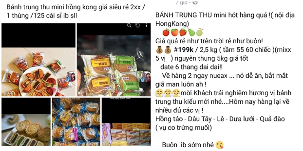 Banh trung thu mini Trung Quoc can ky, gia re nhu cho 'tung hoanh' cho mang