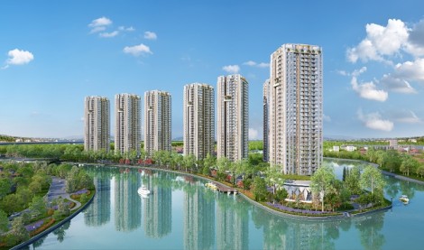 Cảnh quan kỳ ảo của Diamond Riverside