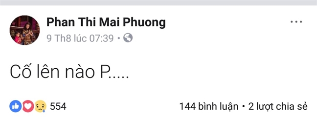 Dien vien Mai Phuong bi ung thu phoi giai doan cuoi