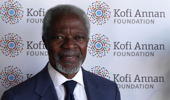 Kofi Annan va bieu tuong bat diet cua tieng noi doi thoai, hoa binh