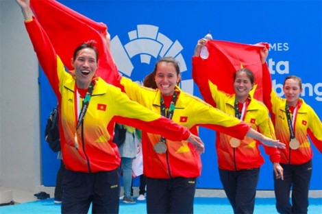 ASIAD 2018: Những cô gái chèo thuyền mang vinh quang cho Việt Nam