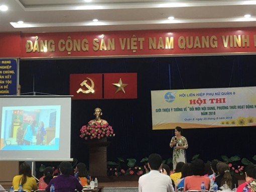 Quận 8: Ý tưởng 'Thu hút hội viên qua mô hình phát triển kinh tế' đoạt giải nhất