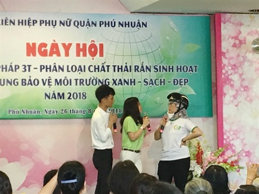 Phụ nữ quận Phú Nhuận chung tay bảo vệ môi trường