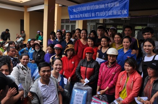 Nữ doanh nhân huyện Bình Chánh chăm lo người nghèo tỉnh Đắk Nông