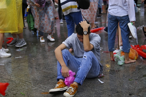 Co dong vien bat khoc khi Olympic Viet Nam danh mat huy chuong dong