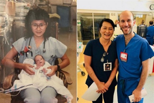 Nữ y tá bất ngờ phát hiện đồng nghiệp là bé sơ sinh mình chăm sóc 28 năm trước