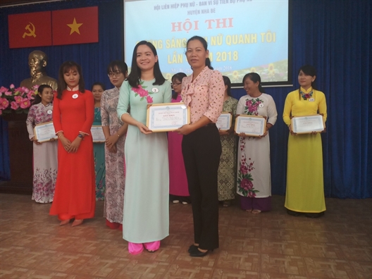 Huyen Nha Be: Hoi thi 'Guong sang phu nu quanh toi'