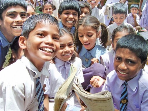 Trẻ em Ấn Độ được dạy để sống hạnh phúc