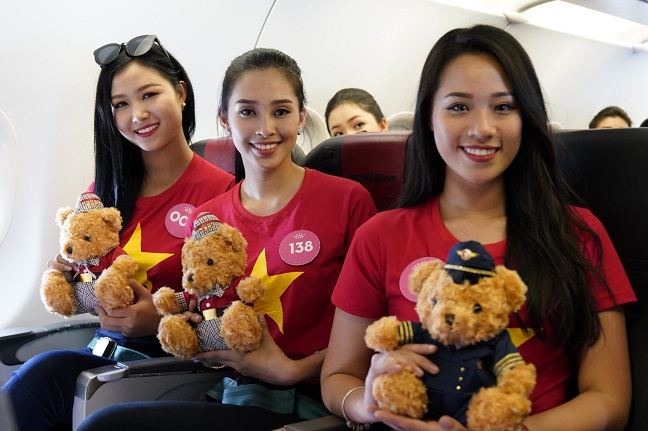 Vietjet va tan hoa hau Viet Nam 2018 Tran Tieu Vy tren hanh trinh den ngoi hoa hau